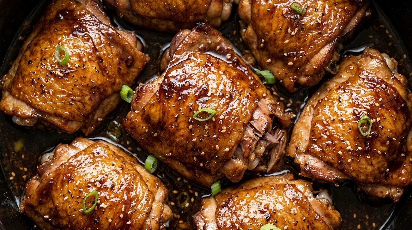 Slow Cooking Bone in Chicken Thighs