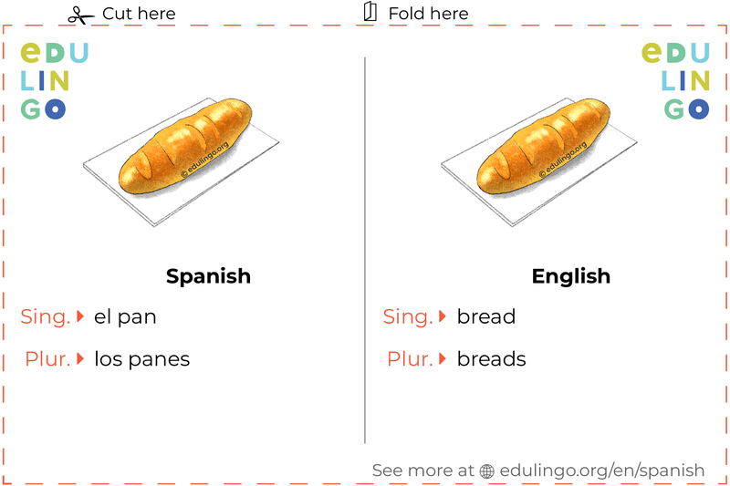 How Do You Spell Bread in Spanish