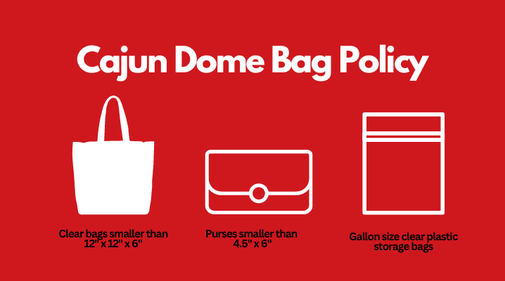 New Georgia Dome Bag Policy