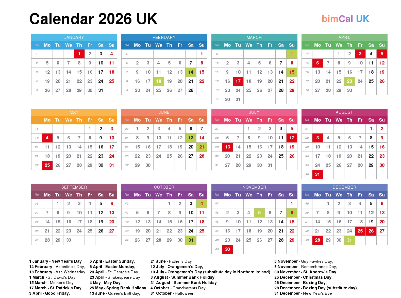 Is Monday 29Th December 2026 a Bank Holiday