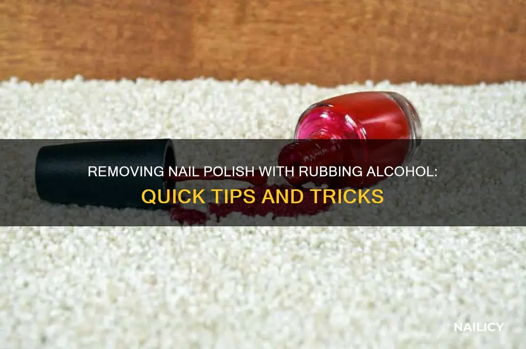 Can Rubbing Alcohol Take off Nail Polish
