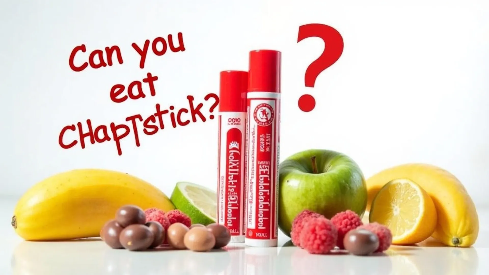 Is It Okay to Eat Chapstick