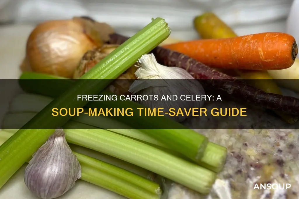Freeze Celery and Carrots