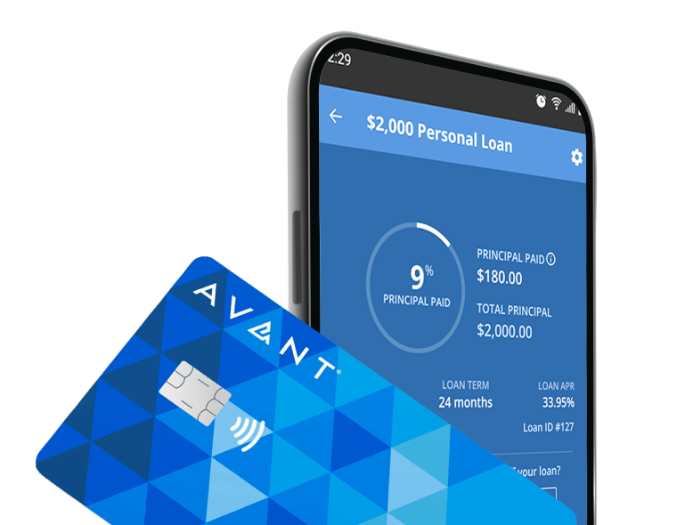 Avant Credit Card Payment Login App for Android
