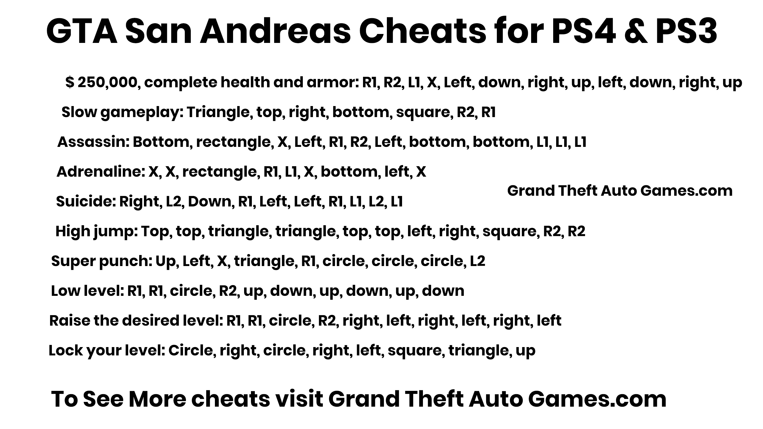 Gta Sa Cheat Ps3