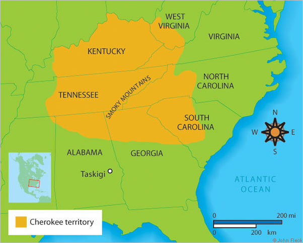 Where Was the Cherokee Located