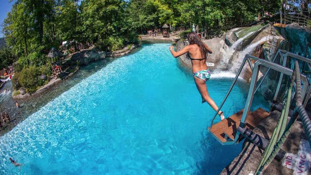 Mountain Creek Waterpark Cliff Jump Height