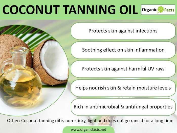 Is Coconut Oil Good for a Tan