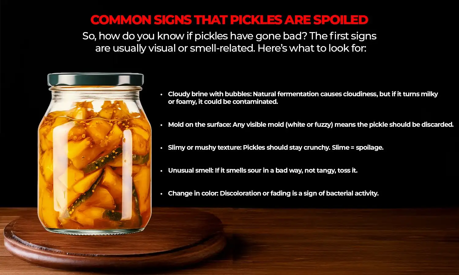 How to Tell If Pickles Are Bad