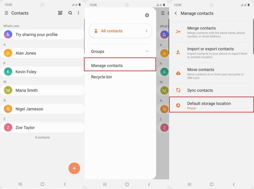Where Contacts Are Stored in Android