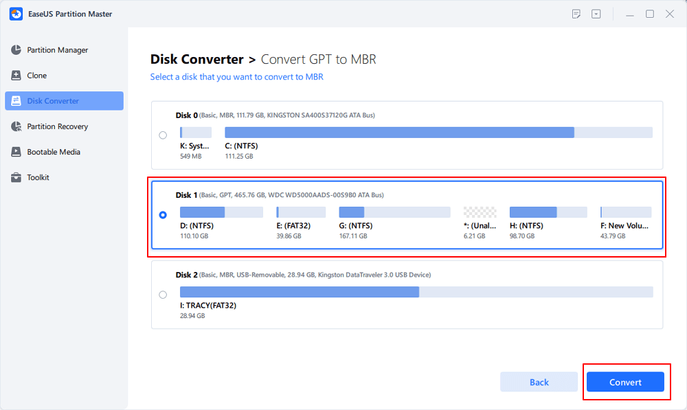 How to Convert Gpt to Mbr