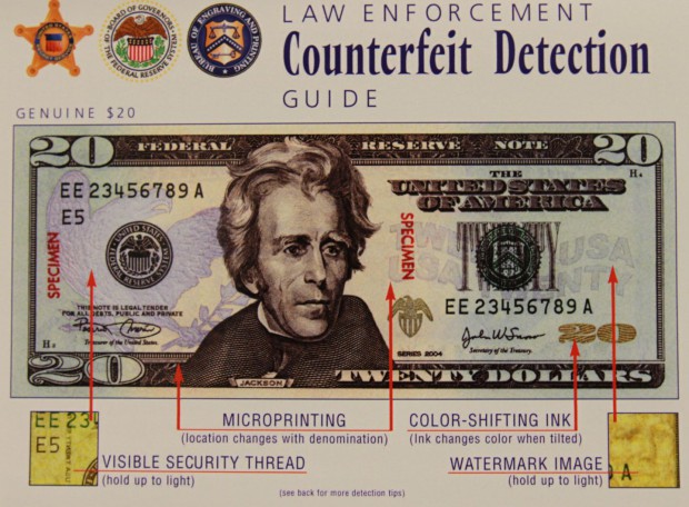 How to Spot a Counterfeit 20