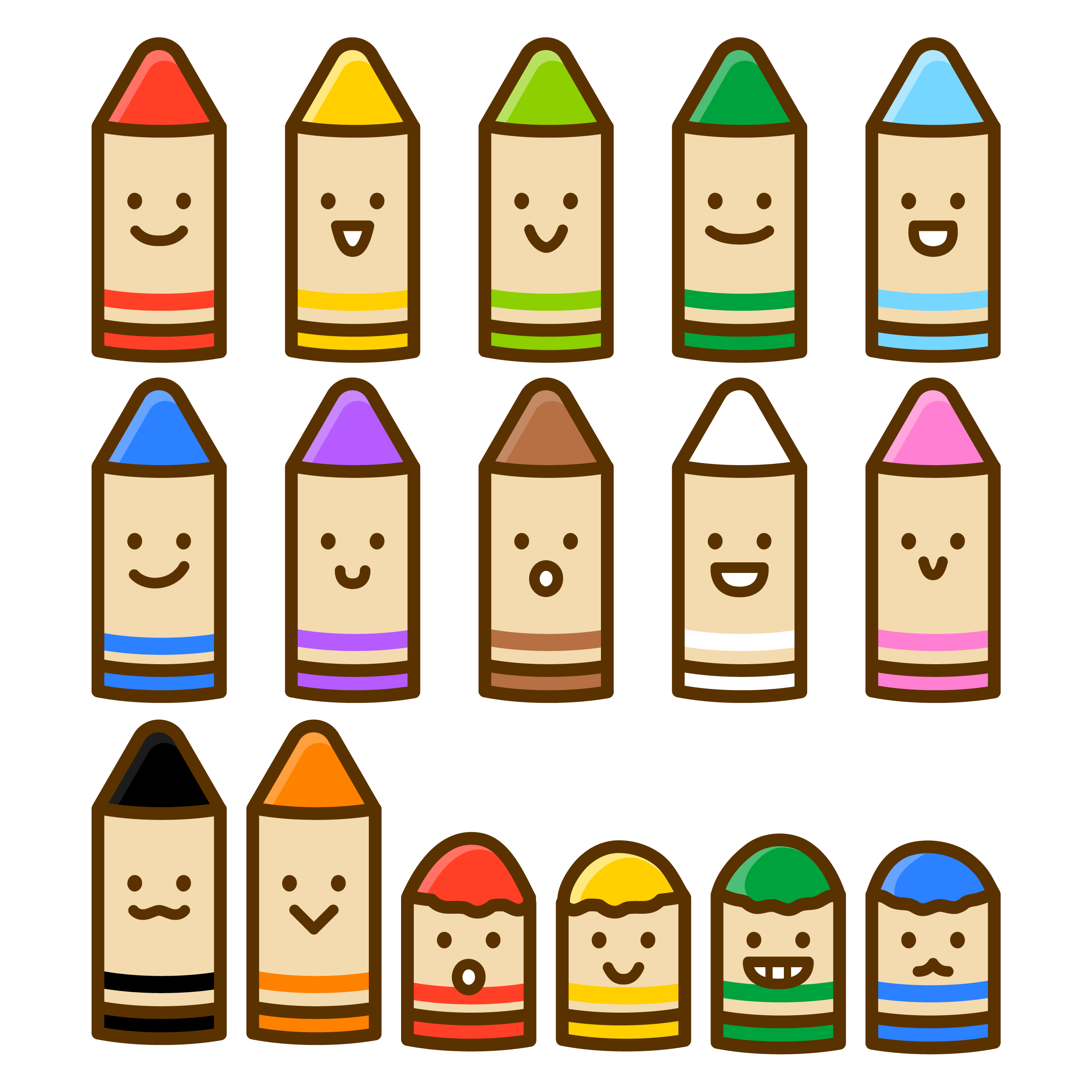 かわいいクレヨンイラスト厳選集｜保育やPopで映える素材と描き方