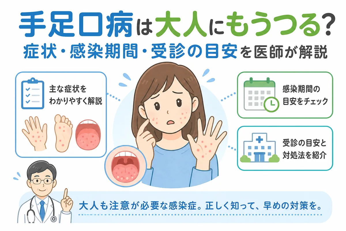 手足口病の大人がうつる確率と重症化の真相｜激痛に苦しまない最新予防策