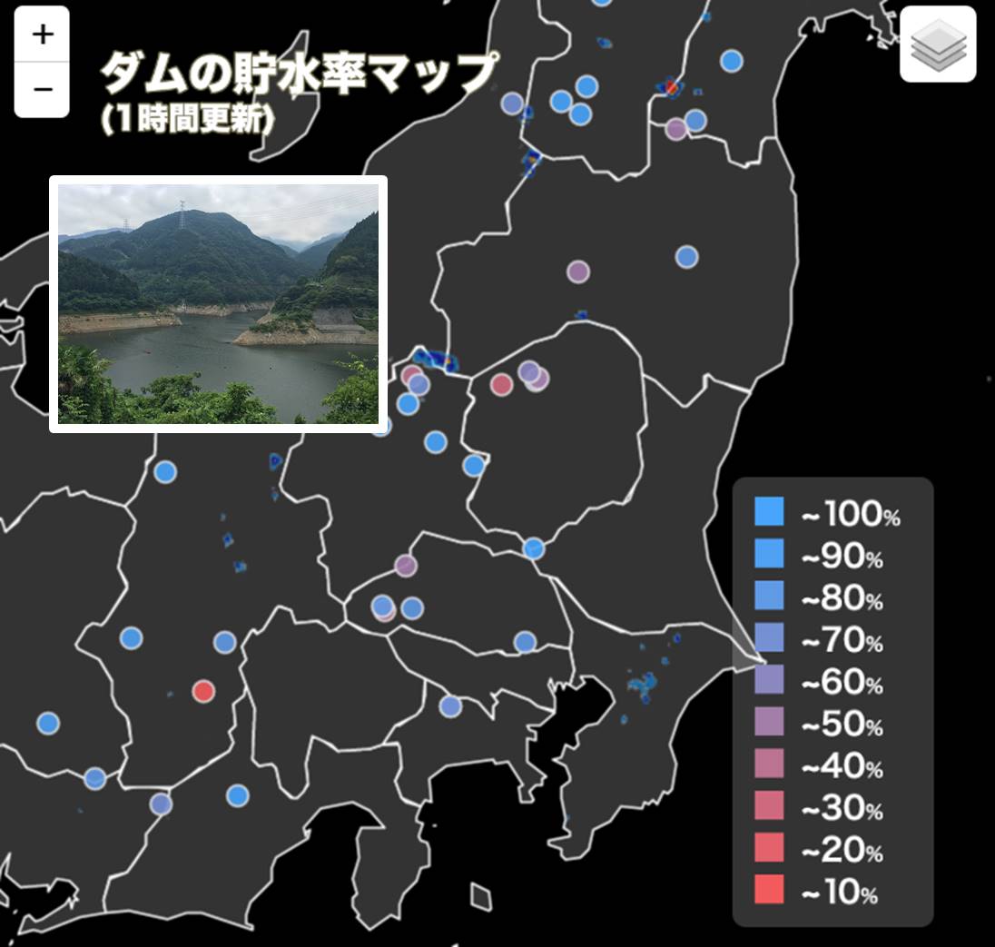 関東のダム貯水率リアルタイム速報！利根川水系と取水制限の真相