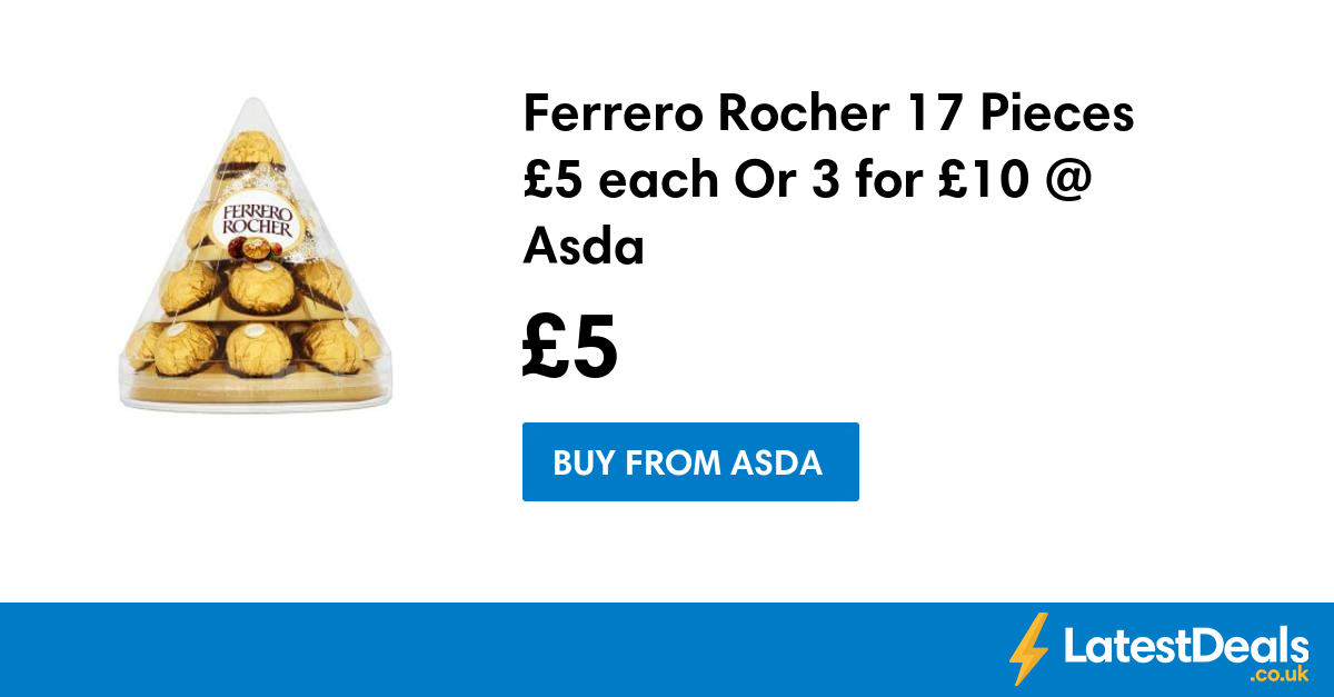 Ferrero Rocher Asda 3 for 10