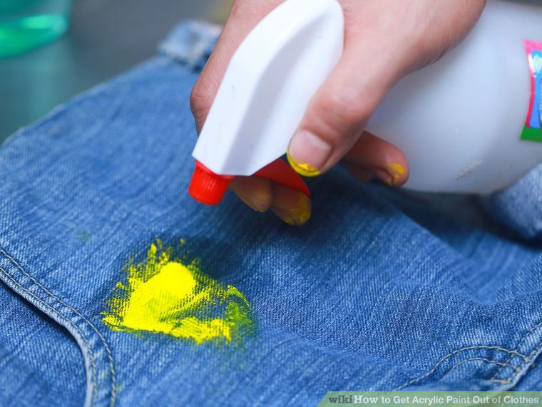 How to Get Dried on Paint out of Clothes
