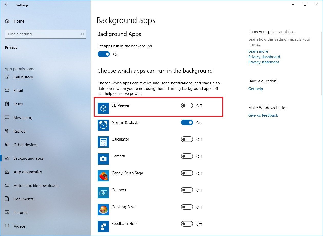 App That Stops Apps Running in Background