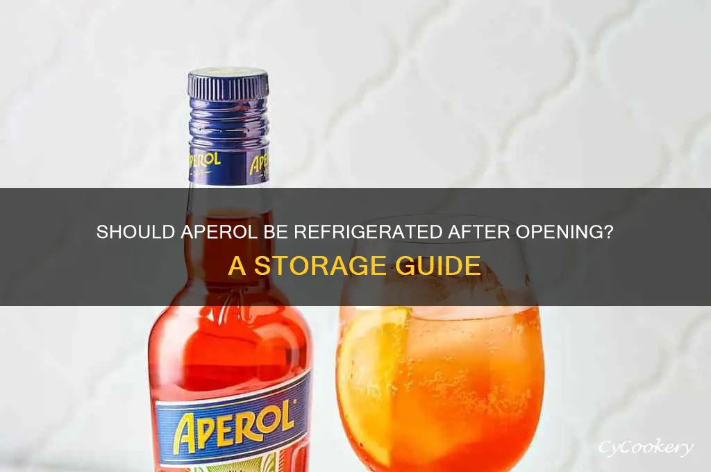 How Long Is Aperol Good for After Opening