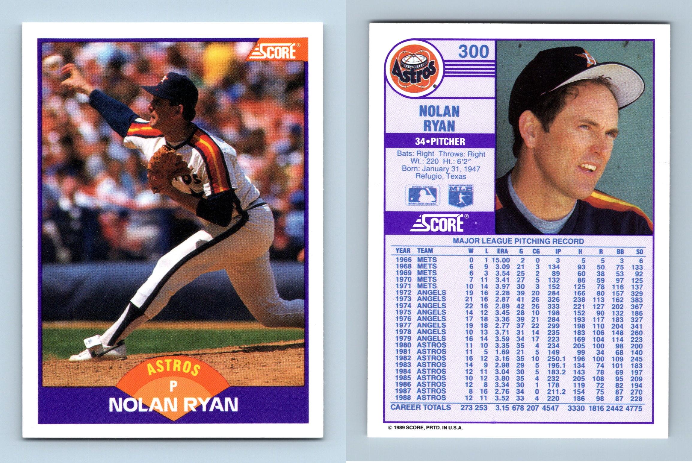Nolan Ryan Baseball Stats