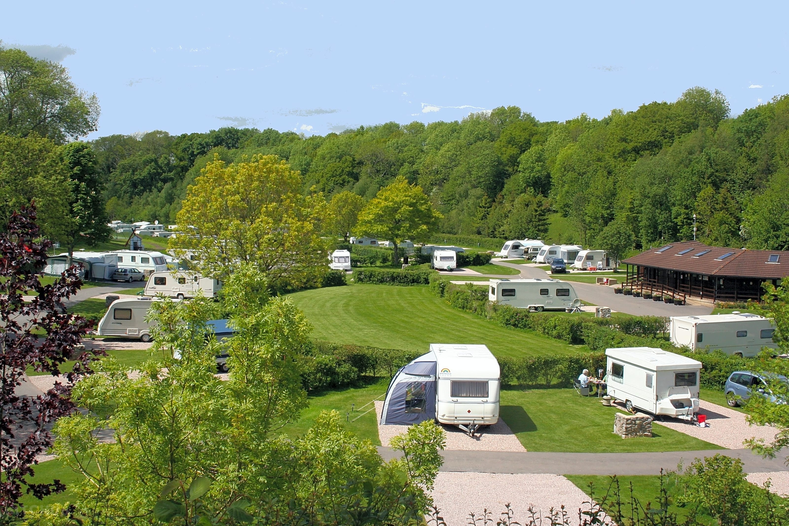Dornafield Caravan and Motorhome Club Campsite