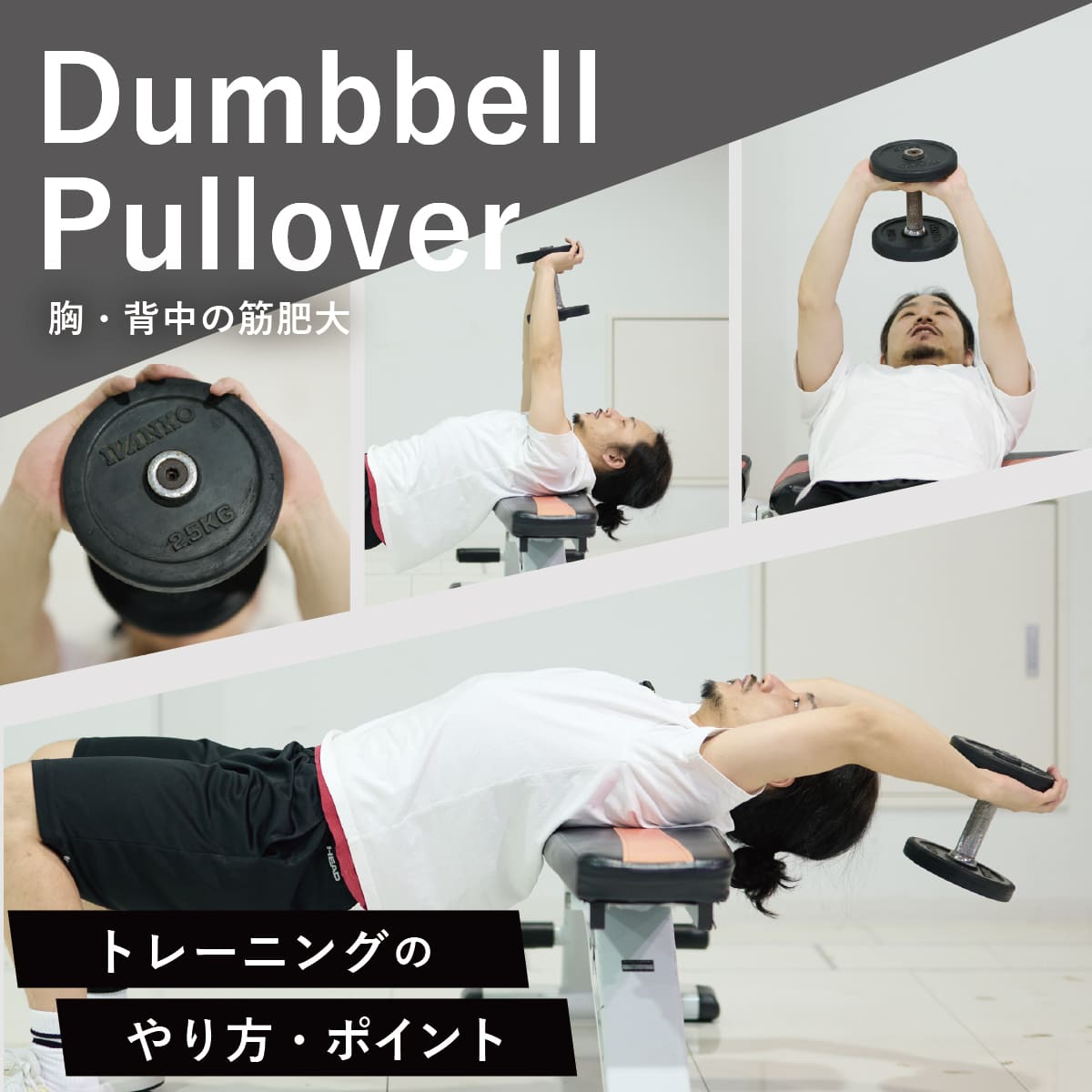 プルオーバー筋トレの真相！大胸筋と広背筋の効かせ分けと危険性