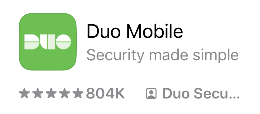 Google Play Store App Duo Mobile