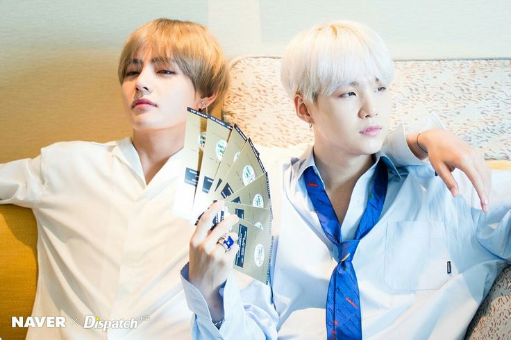 Min Yoongi and Kim Taehyung