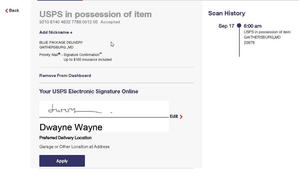 Usps Electronic Signature -Reddit -Quora