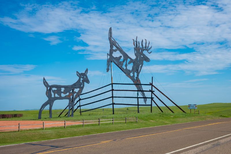 Enchanted Highway 100 1/2 Avenue Dickinson Nd