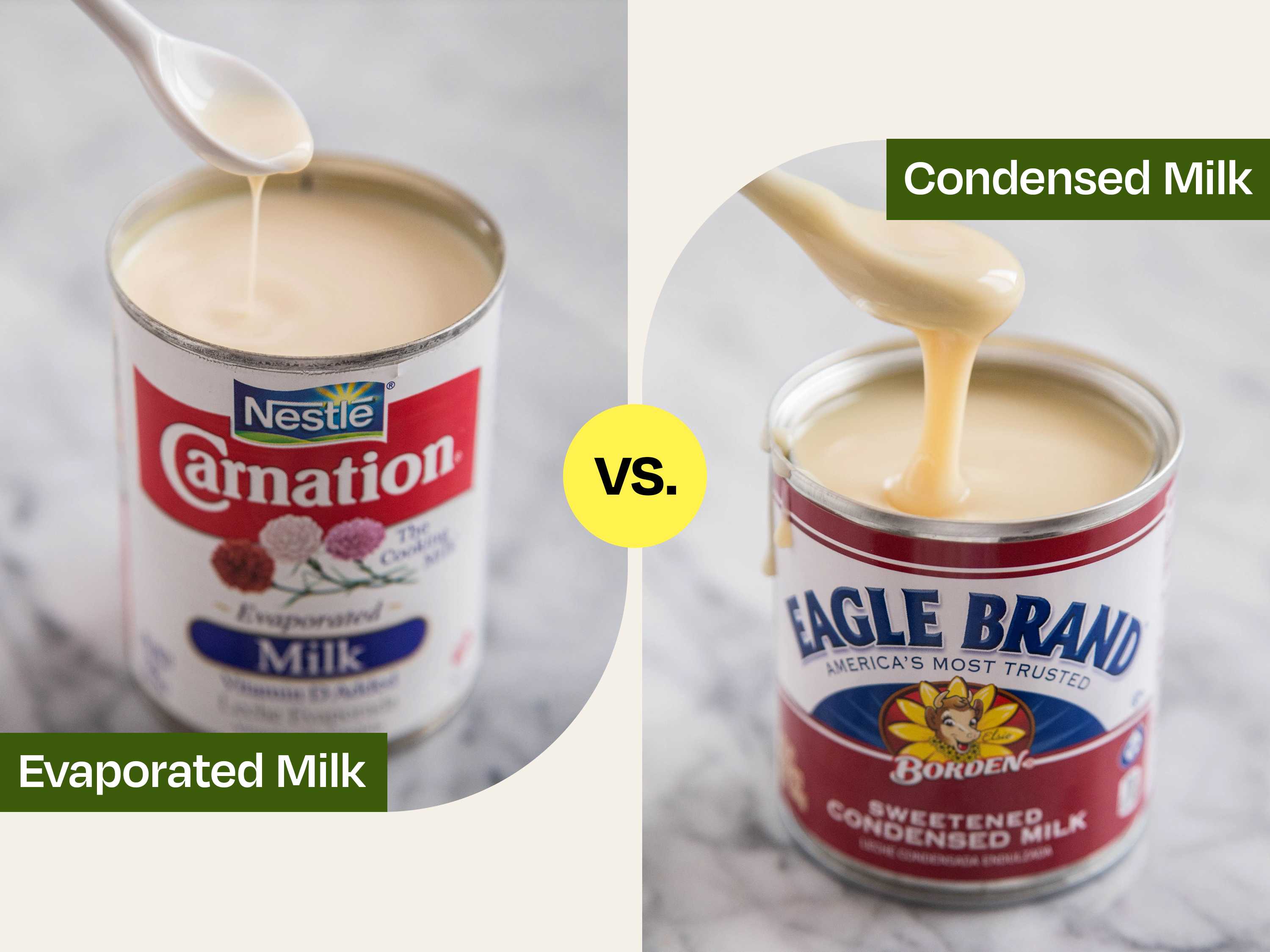 Evaporated Milk Same as Condensed Milk