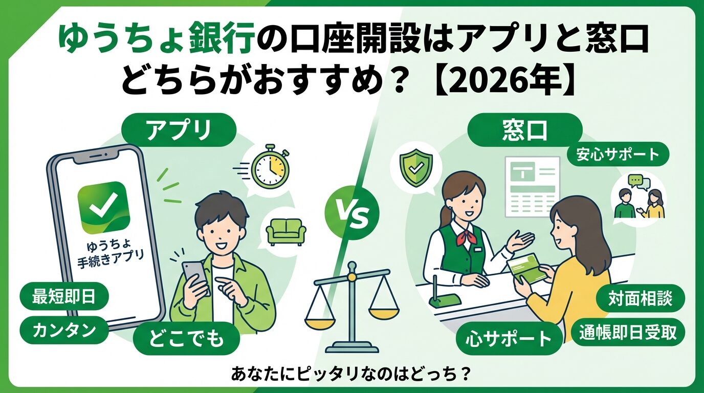 ゆうちょ銀行口座開設の完全攻略！断られる理由と即日発行の真実