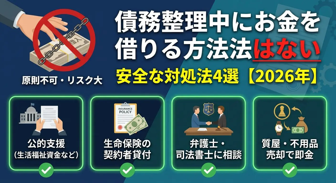 債務整理中でも借りれる真相は？街金の審査基準と2026最新事情