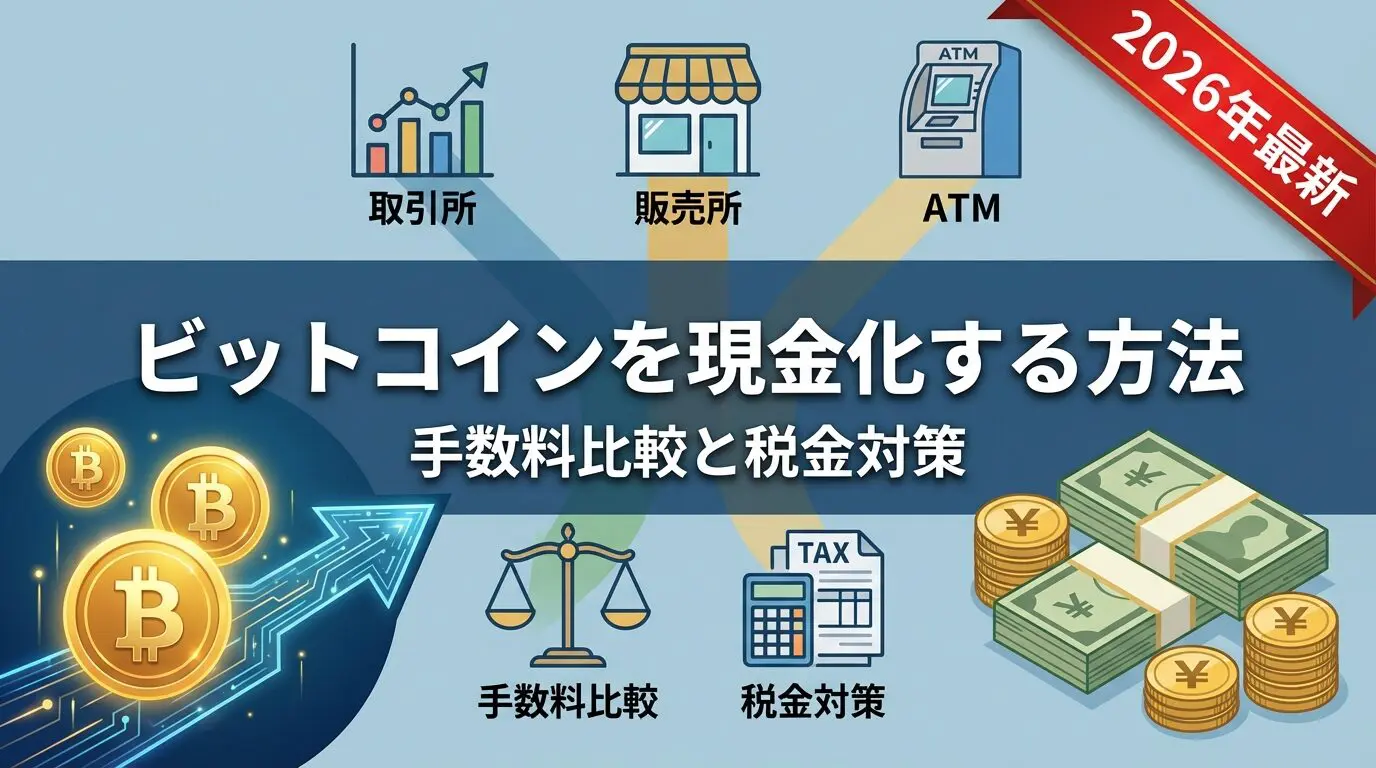 ビットコイン現金化の落とし穴！最安で即日出金する全手順と税金の罠