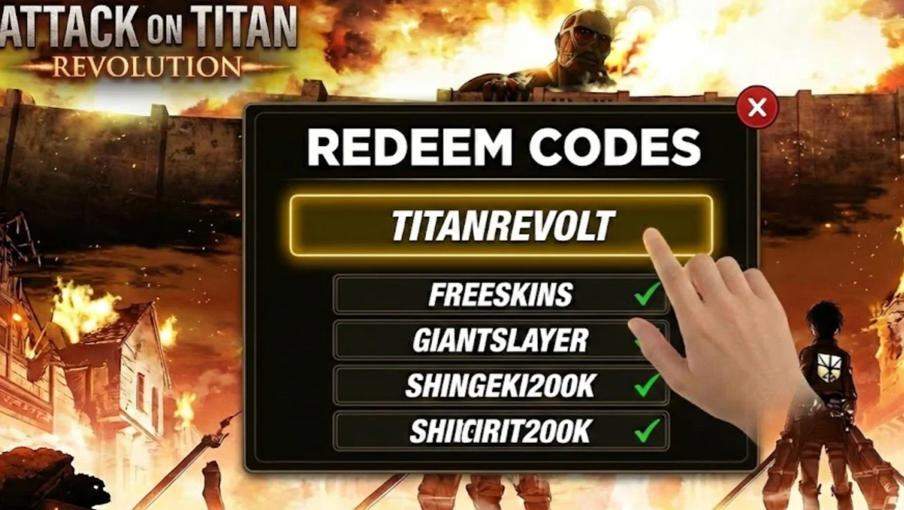 Attack on Titan Revolution Codes 2026
