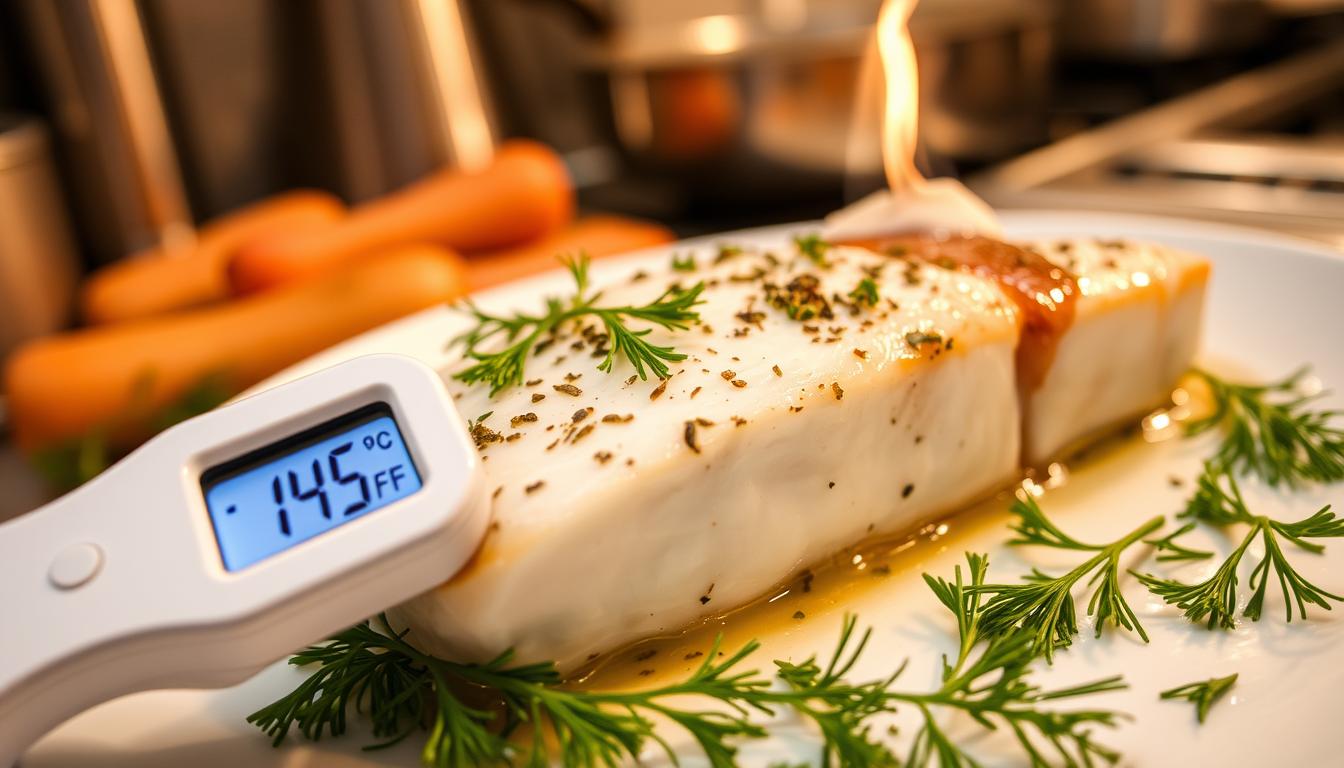Cooked Temp for Halibut