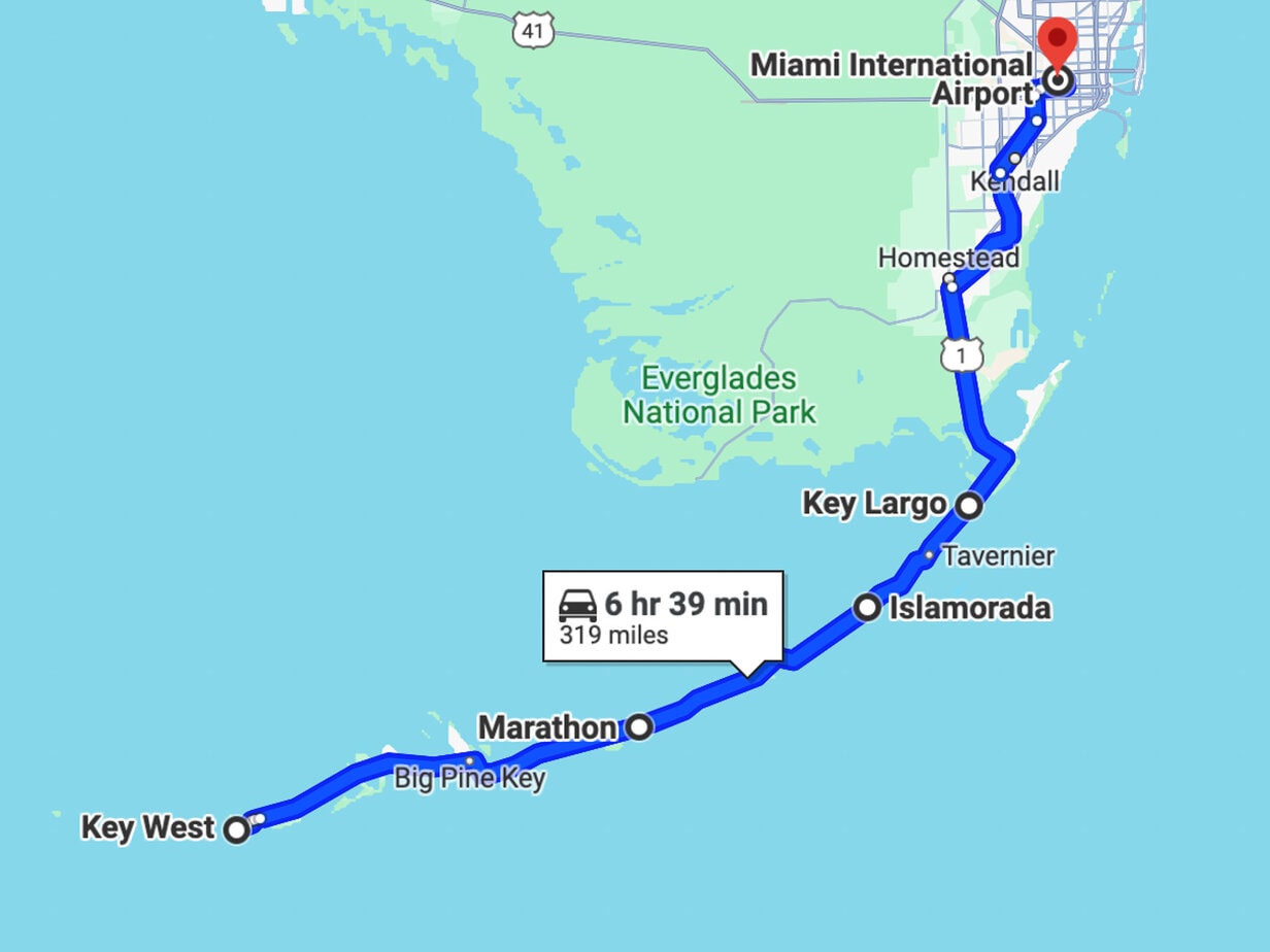 How Far Is Lakeland from Miami