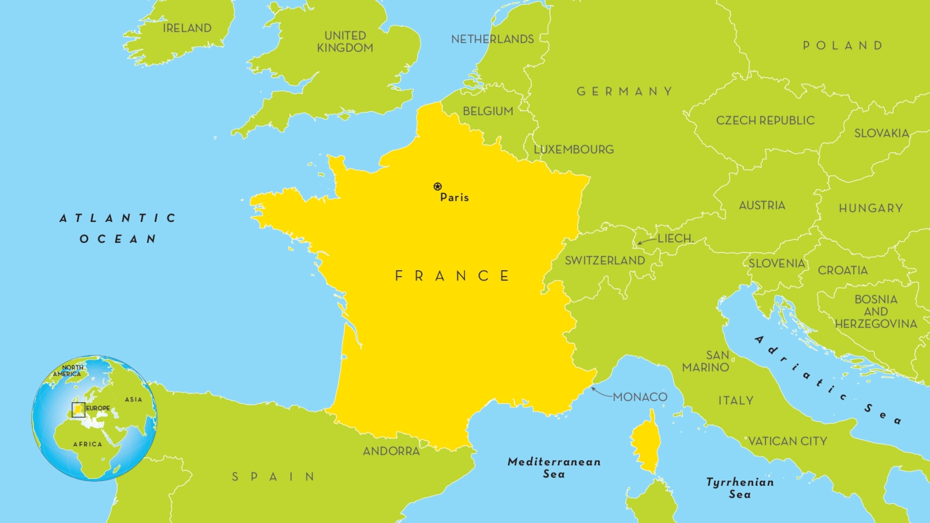 Where Is France Situated