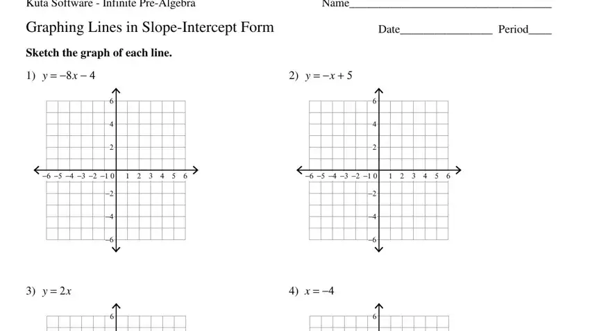 Identify Slope and Y Intercept Worksheet