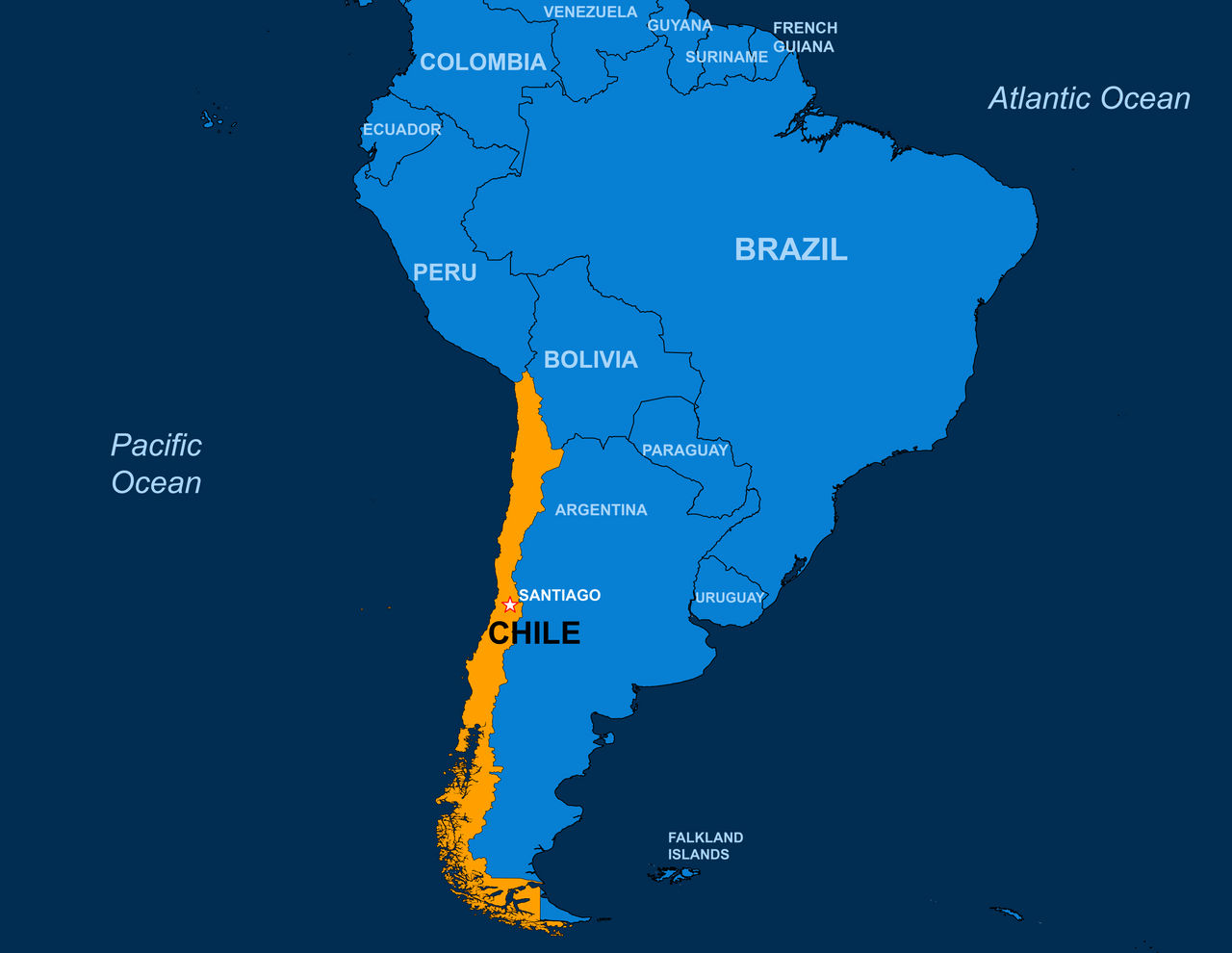 Chile in South America Information