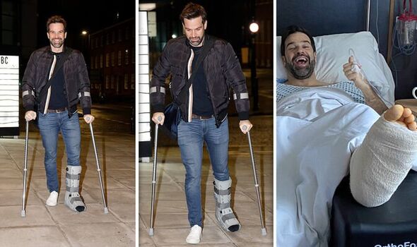 What Has Gethin Done to His Leg