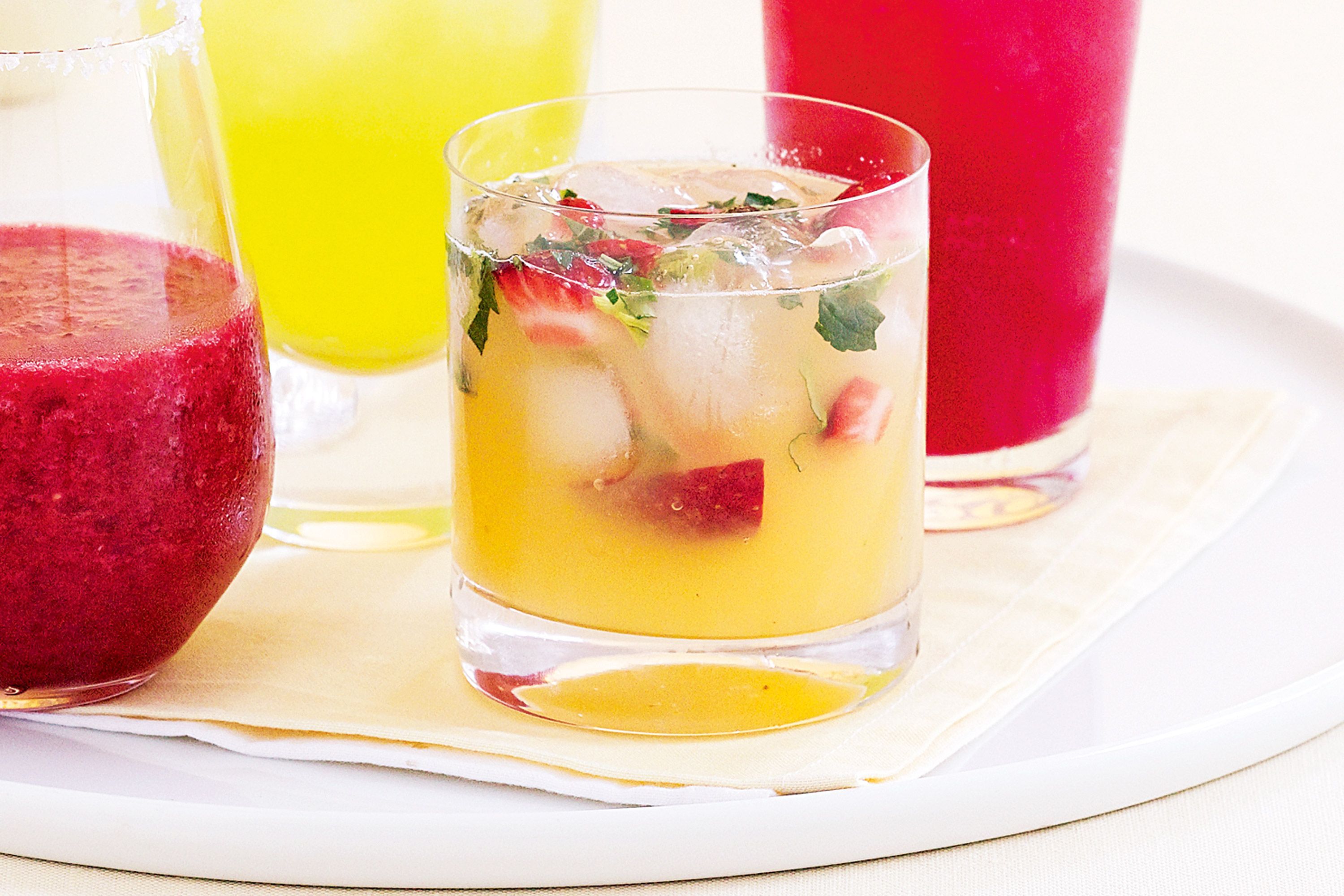 Non Alcoholic Fruit Punch with Ginger Ale