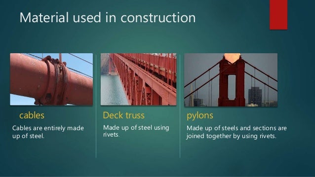 What Materials Were Used to Build the Golden Gate Bridge