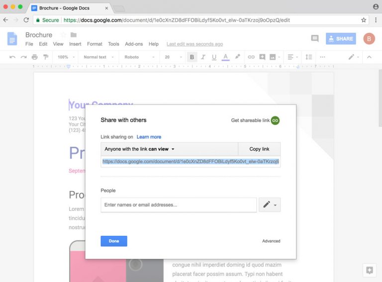 How to Embed into Google Docs