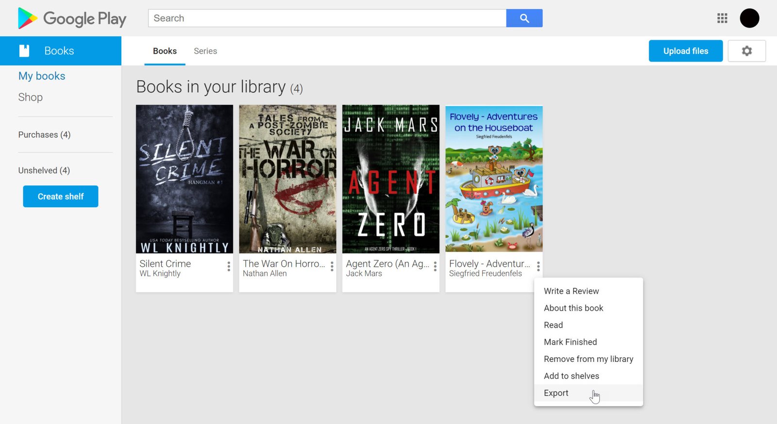 Google Play Books Download as Pdf