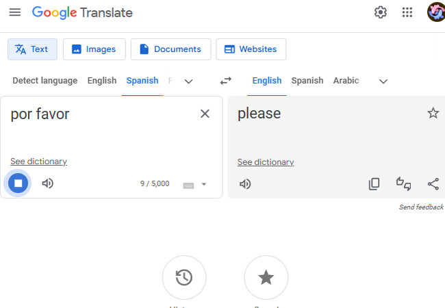 Spanish to English Translator Google