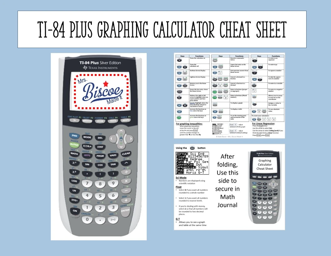 Ti-84 Plus Quick Reference Guide Pdf Free