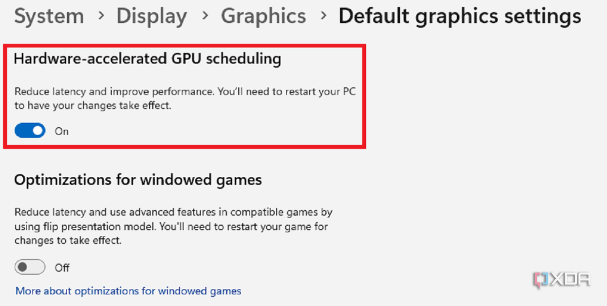 What Does Hardware Accelerated Gpu Scheduling Do
