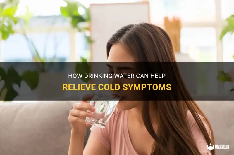Does Water Help with Colds