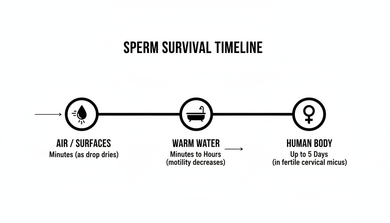 How Long Does Sperm Live for Outside of the Body
